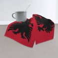 thumbnail image 4 of Hand Towels Albania Flag Bath Shower Towels Fingertip Kitchen Dish Guest Towel 15.7 X 27.5 In, 4 of 7