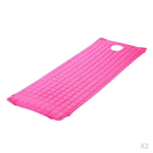 Sábana de colchón para sofá de mesa facial, camas de 190 x 70 cm (paquete de 2) Rosa roja