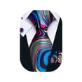 thumbnail image 1 of Set de corbata Barry.Wang de seda tejida de 150 cm, azul, 1 of 6