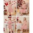 thumbnail image 2 of Arshiner Girls Dress Summer Ruffle Sleeve Mesh A Line Casual Party Dresses with Pockets, 2 of 6