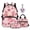 Strawberry Axolotl Print, variant on Garronmavis Kids Backpack Set for Elementary School Girls, 4-Piece Set Includes Bookbag & Lunch Bag & Pencil Case & Cute Axolotl Keychain, Ideal for Daily Elementary School Use