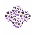 thumbnail image 7 of 15 Inch Round Placemats Set of 4, Purple Polka Dots Non Slip Heat Insulation PP Table Mats, Modern Abstract Art Washable Place Mats for Kitchen Dining Party Table Decor, 7 of 7