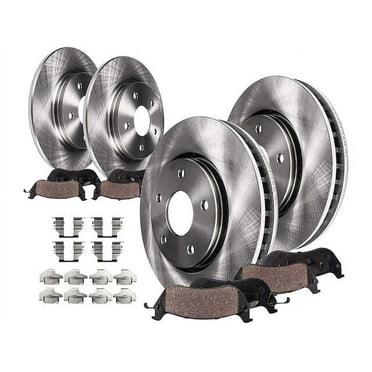 Front and Rear Ceramic Brake Pad and Rotor Kit - Compatible with 2013 - 2018 Nissan Altima 2014 2015 2016 2017