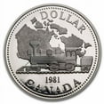 thumbnail image 2 of 1981 Canada Silver Dollar Proof (Transcontinental Railroad w/OGP), 2 of 4