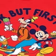 thumbnail image 3 of Mickey & Friends - Ok, But First Snacks - Toddler And Youth Long Sleeve Graphic T-Shirt, 3 of 5