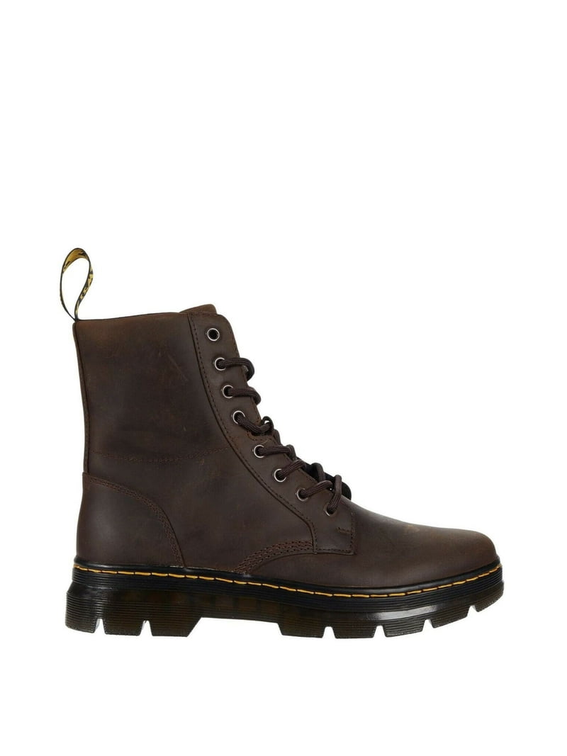 Dr. Martens Combs Leather Dark Brown Crazy Horse- Men’s 7 (Women’s 8) JB Combs Crazy Horse Leather Casual Boots in Brown | Dr. Martens main image 3