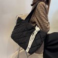 thumbnail image 2 of Bolso Hombro Acolchado para Mujer Bolso Informal Suave para Damas Y Niñas (negro), 2 of 9