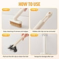 thumbnail image 6 of Cleaning Brush Clearance! Hard Bristled Cleaning Brush Brush Kitchen Multi Function Rotating Cleaning Brush Hand Held Grout Cleaner Scrub Brush Cleaning Tool For Household Use, 6 of 9