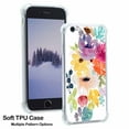 thumbnail image 4 of Colorful Flower Pattern Case for iPhone SE/8/7,Aesthetic Art Design Pattern Soft TPU Bumper Case Cover, 4 of 5