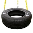 thumbnail image 1 of Eastern Jungle Gym 3 Chain Rubber Tire Swing with Adjustable Coated Chains, 1 of 3
