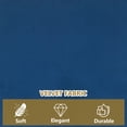 thumbnail image 4 of HUMEHA Velvet Dining Loveseat Bench Blue Silver Legs 2-Seat, 4 of 10