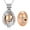 Rose Gold, variant on Hollow Butterfly Cremation Jewelry Teardrop Butterfly Urn Necklace for Ashes Memorial Locket Urn Pendant Necklace Hollow Mini Keepsake Urn for Women Men