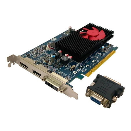 802317-001 823963-001 AMD Radeon R9 350 2GB GDDR5 DVI 2 DP Video Card W/ DVI-TO-VGA Adapter PCI-EXPRESS Video