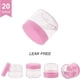 thumbnail image 3 of Frascos de Cosméticos Rosados ​​de 20 Gramos con Tapas, Envases de Plástico para Cosméticos de 20 Piezas, Contenedores de Muestra de Tamaño de Viaje, (20 ML/0.7 oz), 3 of 5