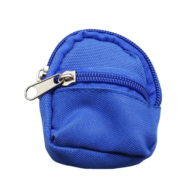 Guardurnaity Bolso lindo colorido de moda Micro mochila Adorable monedero vestir monedero juguetes mochila niños regalos decoración DIY Bolsas de mensajero y de hombro Azul