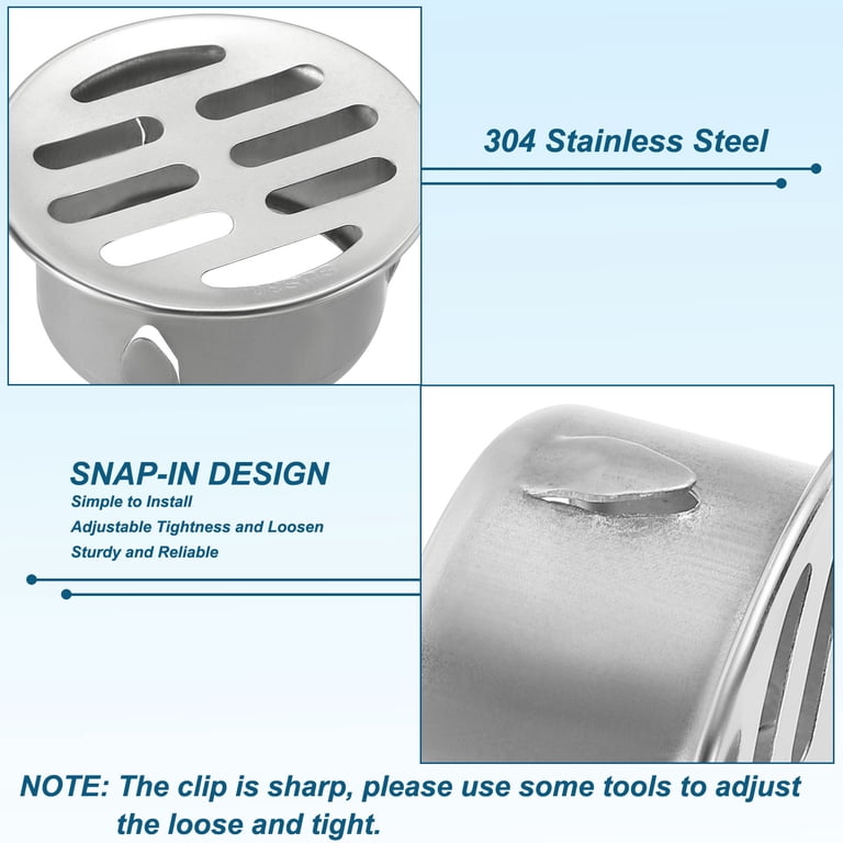 Uxcell 2-Pack 4″ 304 Stainless Steel Gutter Guard – Balloon Filter Strainer For Downspouts, Leaf Screen