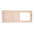 thumbnail image 2 of Ounissouiy Ventilación de aire para Sauna, persiana de superficie lisa exquisita, ventilador de madera, accesorios prácticos de verano, rejilla Decoración del hogar, 2 of 6
