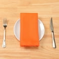 thumbnail image 5 of REGALWOVEN Polyester Napkins 6 Pack Cloth Napkins for Wedding Party Restaurant Dinner Parties Orange 18"x18", 5 of 6