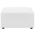 thumbnail image 2 of Modway Saybrook Fabric Upholstered Outdoor Patio Sofa Ottoman in White, 2 of 4