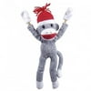 Screaming Superfly Stuffed Slingshot Sock Monkey - Soft & Plush Toy
