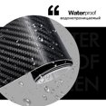 thumbnail image 4 of Adhesivo de fibra de carbono 3D para coche, tira protectora para umbral de puerta de coche, película protectora impermeable de color negro brillante, película de vinilo para envolver 10 x 150 cm, 4 of 5