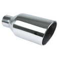 thumbnail image 1 of Embout d'Échappement 4 Po x 8 Po 18 Po L Poli à Souder, 1 of 2