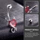 thumbnail image 5 of EeaseMX piercings para el ombligo con circonitas para mujer, 5 of 8