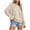 Beige, variant on VEKDONE Sweaters for Women Trendy Long Sleeve Crewneck Knit Sweater Solid Color Loose Fit Pullover Tops 2025 Fall Chunky Cable Knit Jumper Sweaters