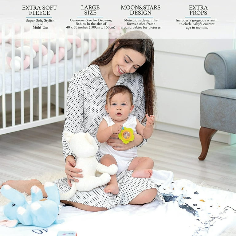 Lily and online dan milestone blanket