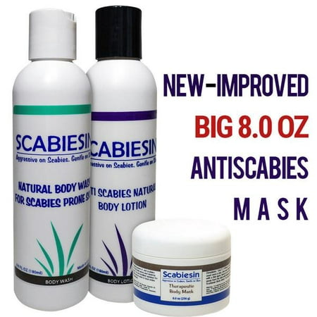 Scabies Treatment Complete Home Kit Of Anti Scabies Products, Kill Parasites, Stop Skin Itching, Heal Post Scabies (Best Way To Kill Scabies)