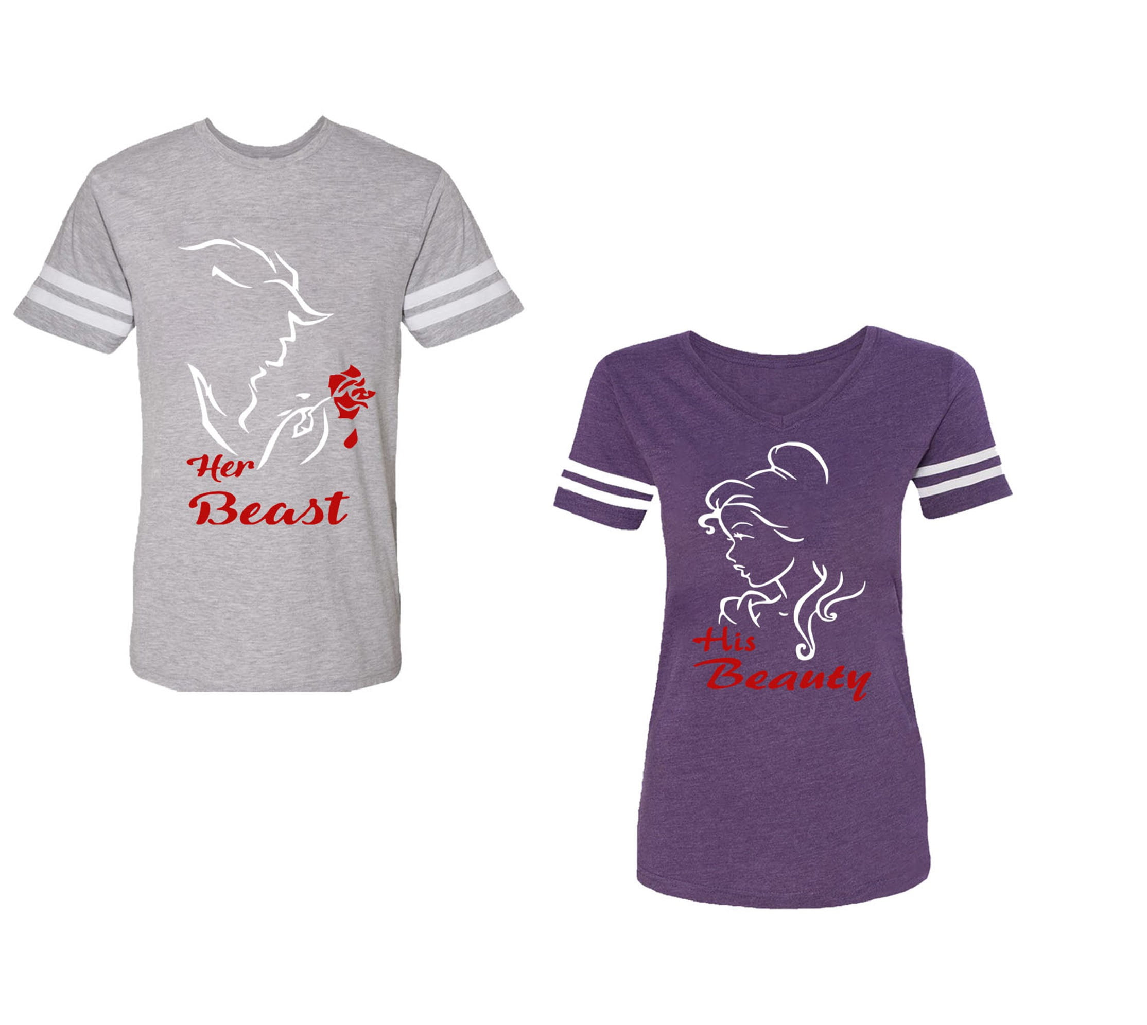 Her Beauty His Beast Unisex Couple 