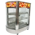 thumbnail image 3 of 3-Tier Commercial Food Display Warmer Cabinet Countertop Pizza Pastry Warmer Display Case 86-230℉ 110V, 3 of 12
