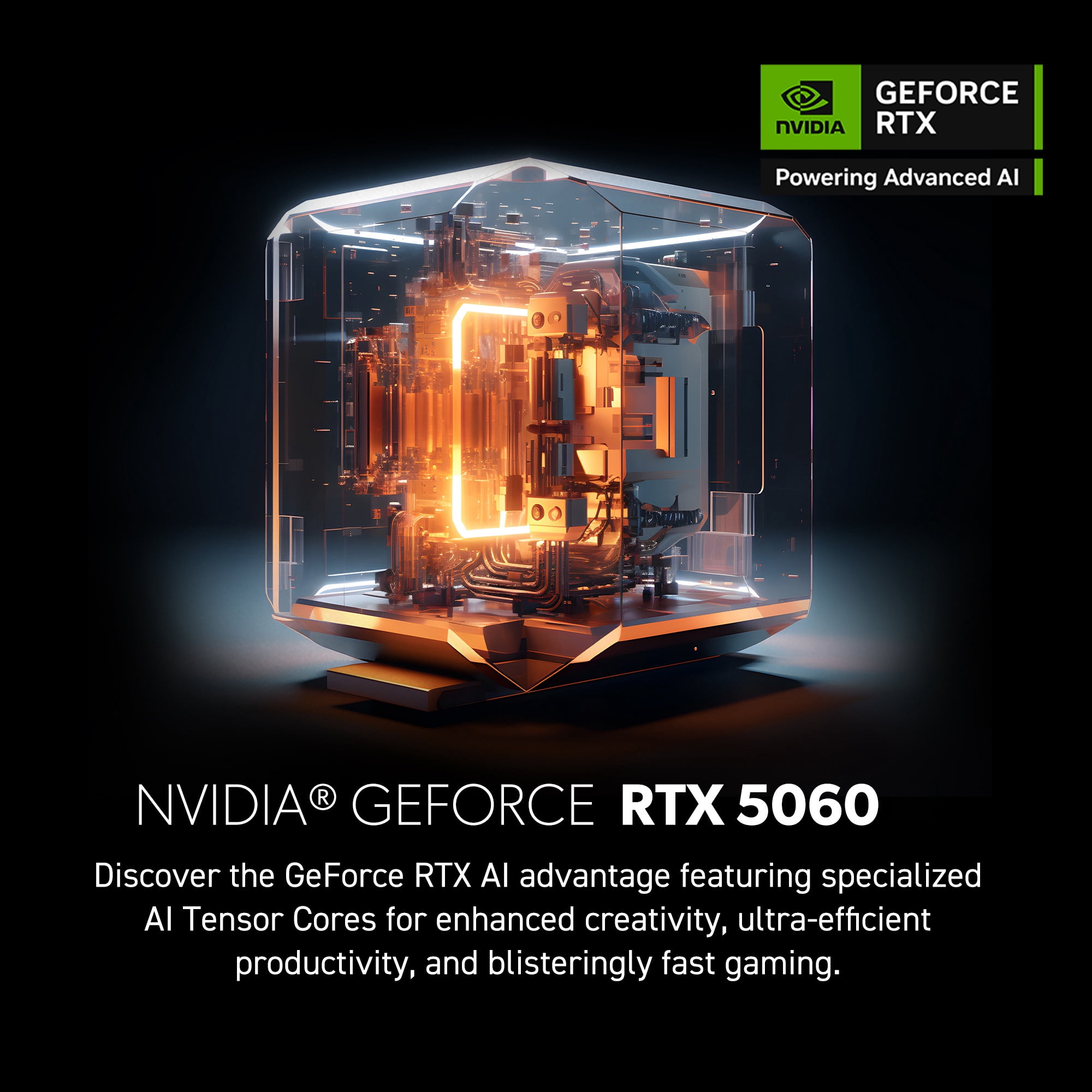 MSI Codex Z2 Gaming Desktop AMD Ryzen 5 8400F NVIDIA RTX 5060 8GB - 16GB DDR5 1 TB SSD Win 11 Black
