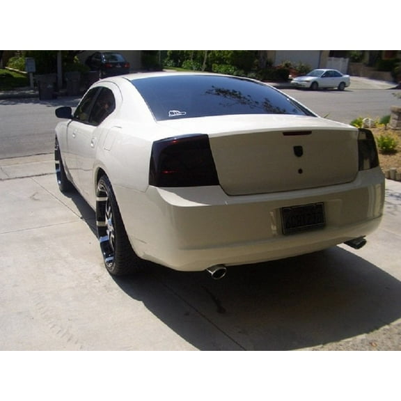 For The Dodge Charger Tinted Taillamp Lens Film Overlay Covers (all years)
