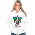 thumbnail image 4 of Retro NASA 1981 Outer Space Shuttle Unisex Plus Size Zip Hoodie Brisco Brands 2X, 4 of 5