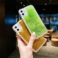 thumbnail image 6 of Liquid Glitter Case Compatible with iPhone 11, Hard Back Colorful Bling Quicksand Phone Case (Gold & Stars, iPhone 11), 6 of 13