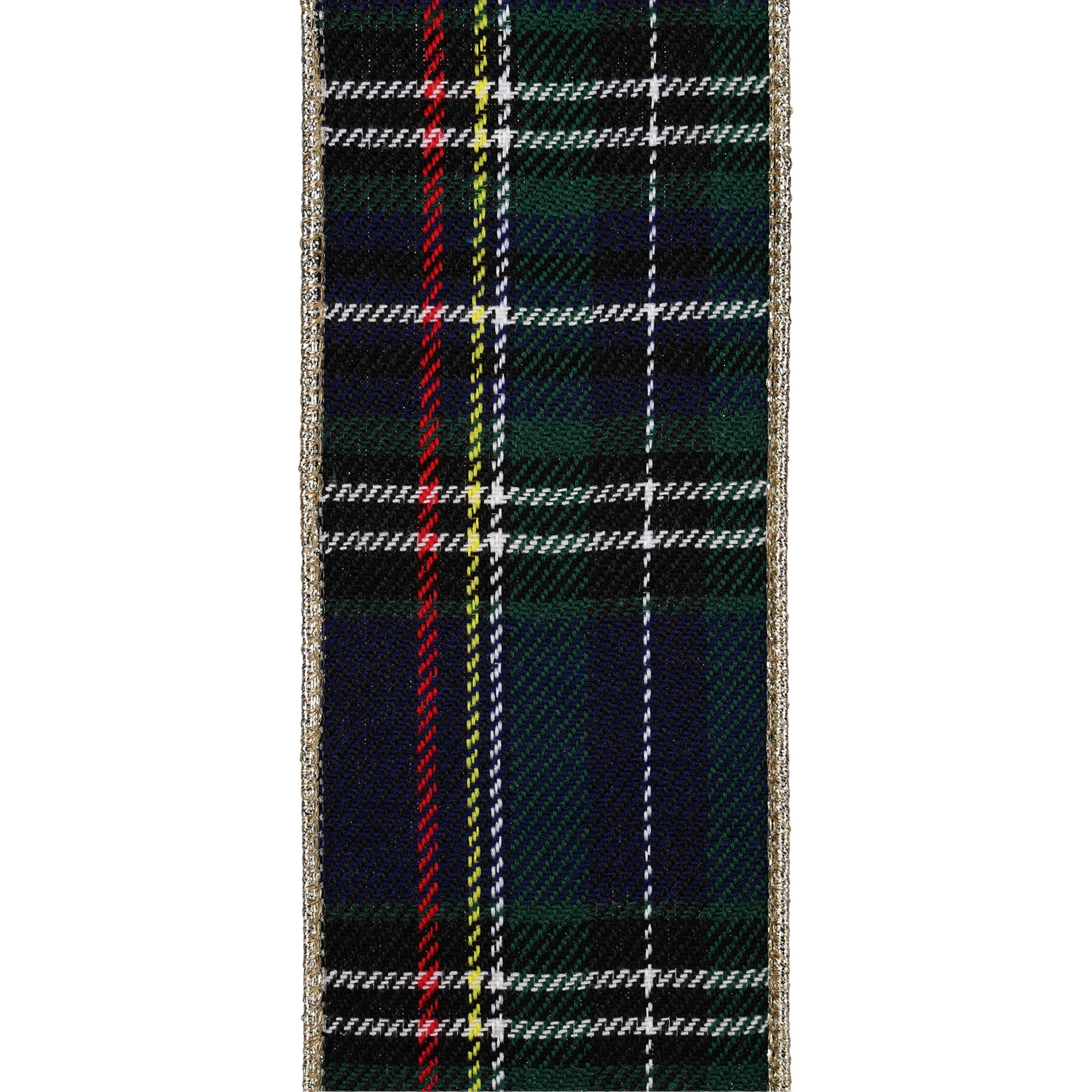 Multicolor Dual-Sided Plaid Christmas Ribbon, 2.5" x 15', by Holiday Time