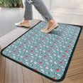 thumbnail image 4 of Light Blue Christmas Snowman Pattern Door Rugs,Washable Non Slip Door Mats Indoor,Decorative Door Mats,Entry Mat Indoor for Entrance,Bedroom,Kitchen,Bathroom,30"x17", 4 of 6