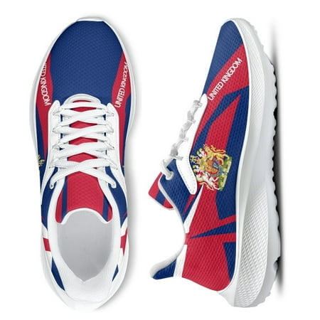 New Sneakers United Kingdom Flag Design Brand Sports Shoes Summer Light Outdoor Running Shoes Women s Walking Flats
