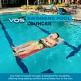 thumbnail image 2 of VOS Infinity Lounger Effusion Float for Adults, Ultra Buoyant Water Floats for Pools, Beaches, Lakes, Water Parks, 72" x 26" x 1.5"(Lone Star), 2 of 7