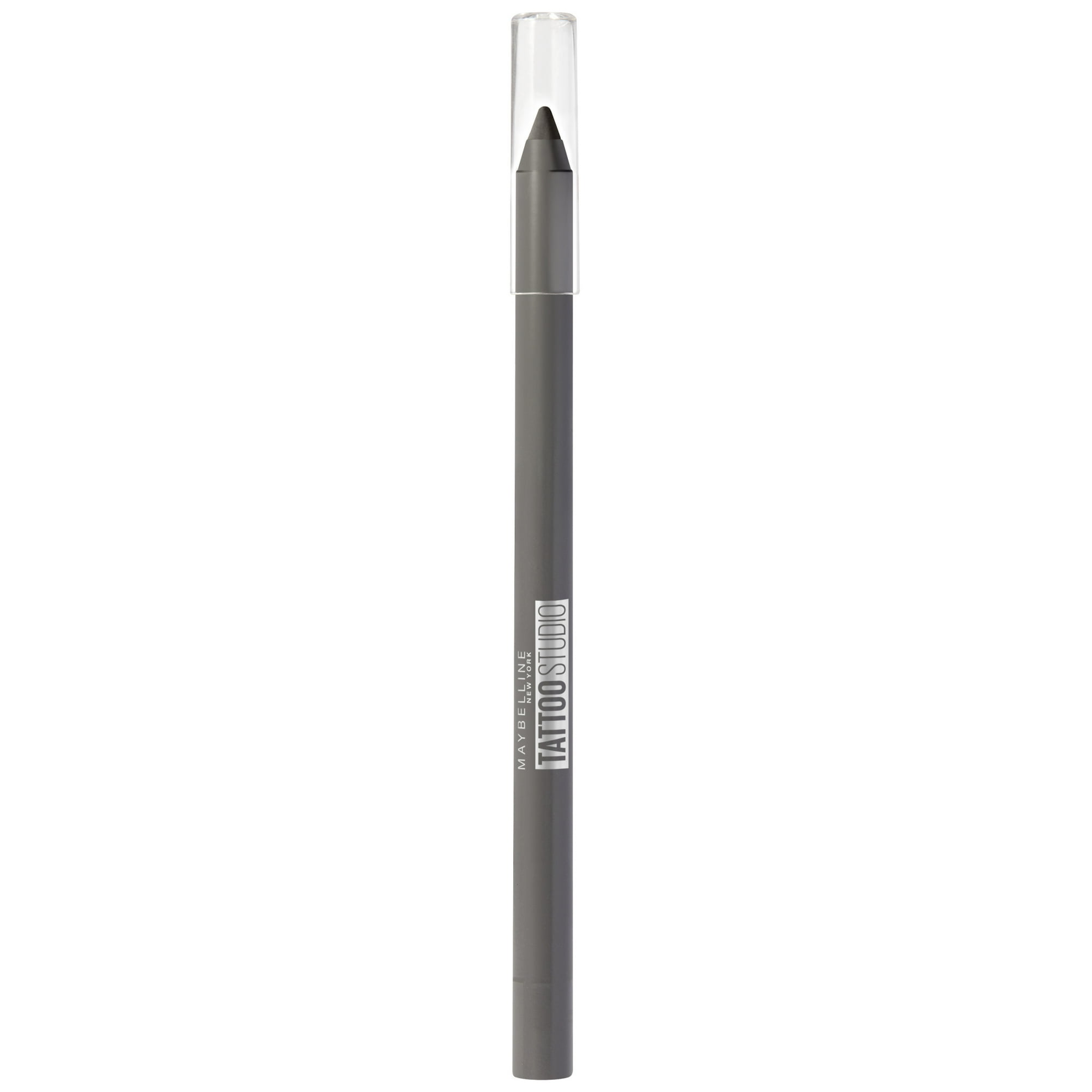 Maybelline Tattoo Studio Waterproof and Sharpenable Gel Eyeliner Pencil, Intense Charcoal, 0.04 oz