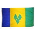 thumbnail image 1 of 2 ft. X 3 ft. Nyl-Glo St. Vincent Grenadines Flag, 1 of 1