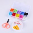thumbnail image 1 of Juego pequeño de cuentas de arroz de 10 rejillas, accesorios, collar, producción DIY, cuentas sueltas oso de fresa  Juguete, 1 of 4