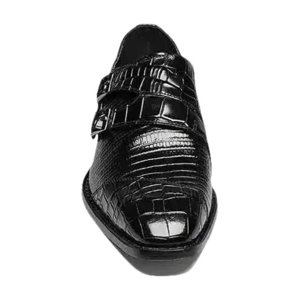 25458 Stacy Adams Leather Shoes Toscano Double Monk Strap  display picture 2