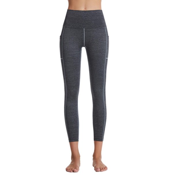 Gibobby Pantalones de Casuales Leggings de levantamiento de cadera para mujer, para correr, yoga, fitness, deportes, pantalones(Gris, XXL)