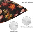 thumbnail image 3 of Yiaed Colorful Tulips Print Pillow Covers Super Soft Decorative Square Throw Pillow Covers Case Cushion Covers for Sofa Couch Bedroom Car Decor（No pillow core）-26"x26", 3 of 7