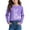 Purple, variant on Lilgiuy Easter Tshirts for Girls Casual Loose Clothes Solid Color Long Sleeve Round Neck Tee Shirts Kids Boys Spring Outfits for Beach Party Vacation Birthday Holiday (Beige,9-10 Years)