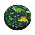 thumbnail image 3 of Balery Dinosaurs And Flowerstire Cover Waterproof Dust-Proof, Universal Spare Wheel Tire Cover For Trailer, Rv, Suv Truck And Vehicle Camper Accessories-16 Inch, 3 of 9