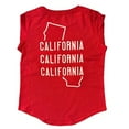 thumbnail image 4 of California Silo Outline Juniors' Long Sleeve T-Shirt, 4 of 6