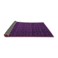 thumbnail image 2 of Ahgly Company Indoor Round Abstract Purple Modern Area Rugs, 4' Round, 2 of 4